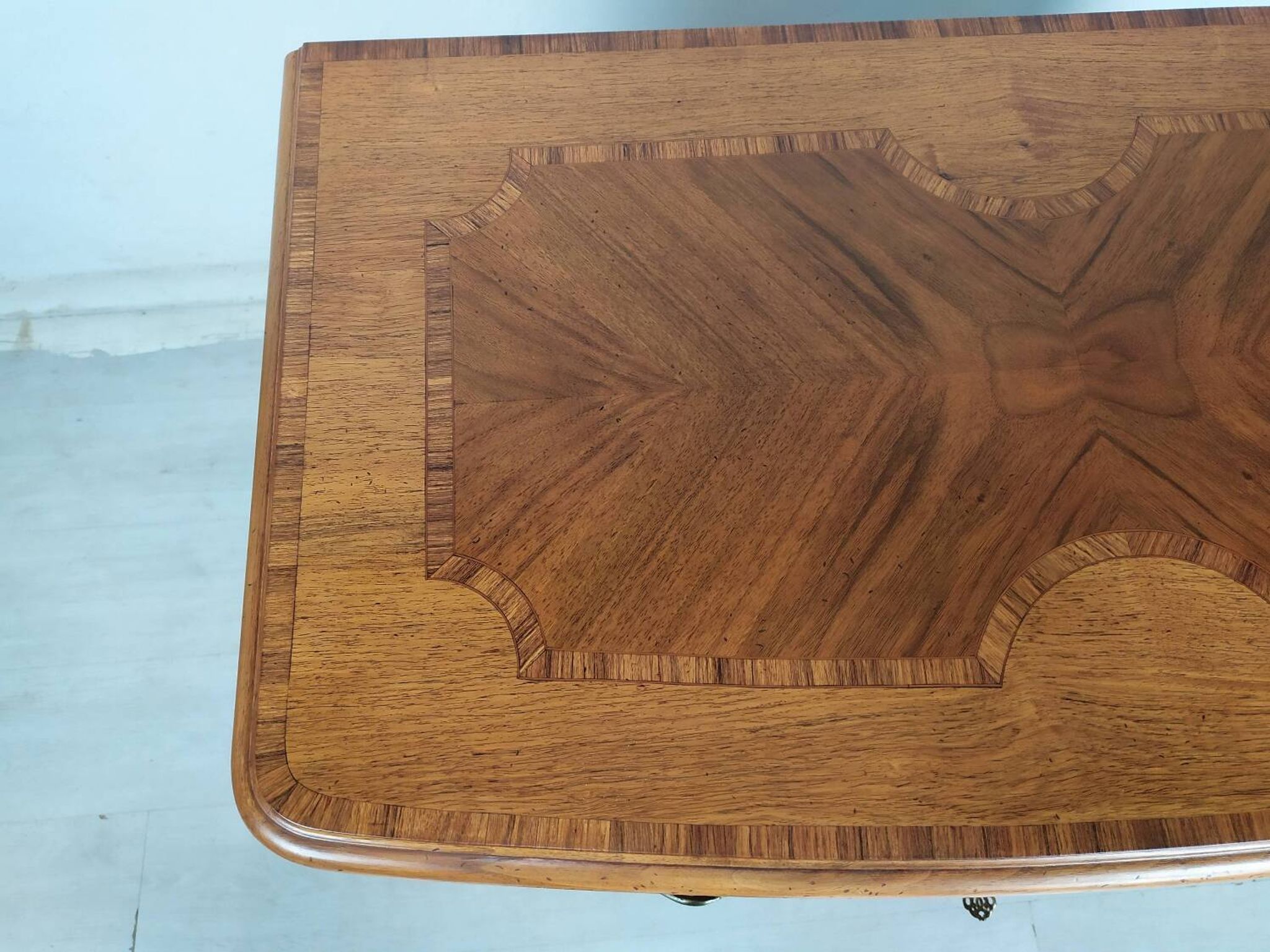 Marquetry style chest of drawers