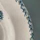 Set of 7 hollow plates Terre de Fer K.G Lunéville, model "carnation"