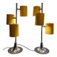 Pair of table lamps, Space Age, 60s/70s