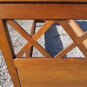 Bed and bedside table