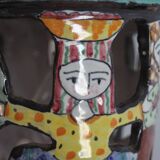 Ceramic Seahorse Lantern from Vietri Sul Mare, Italy 1960S.