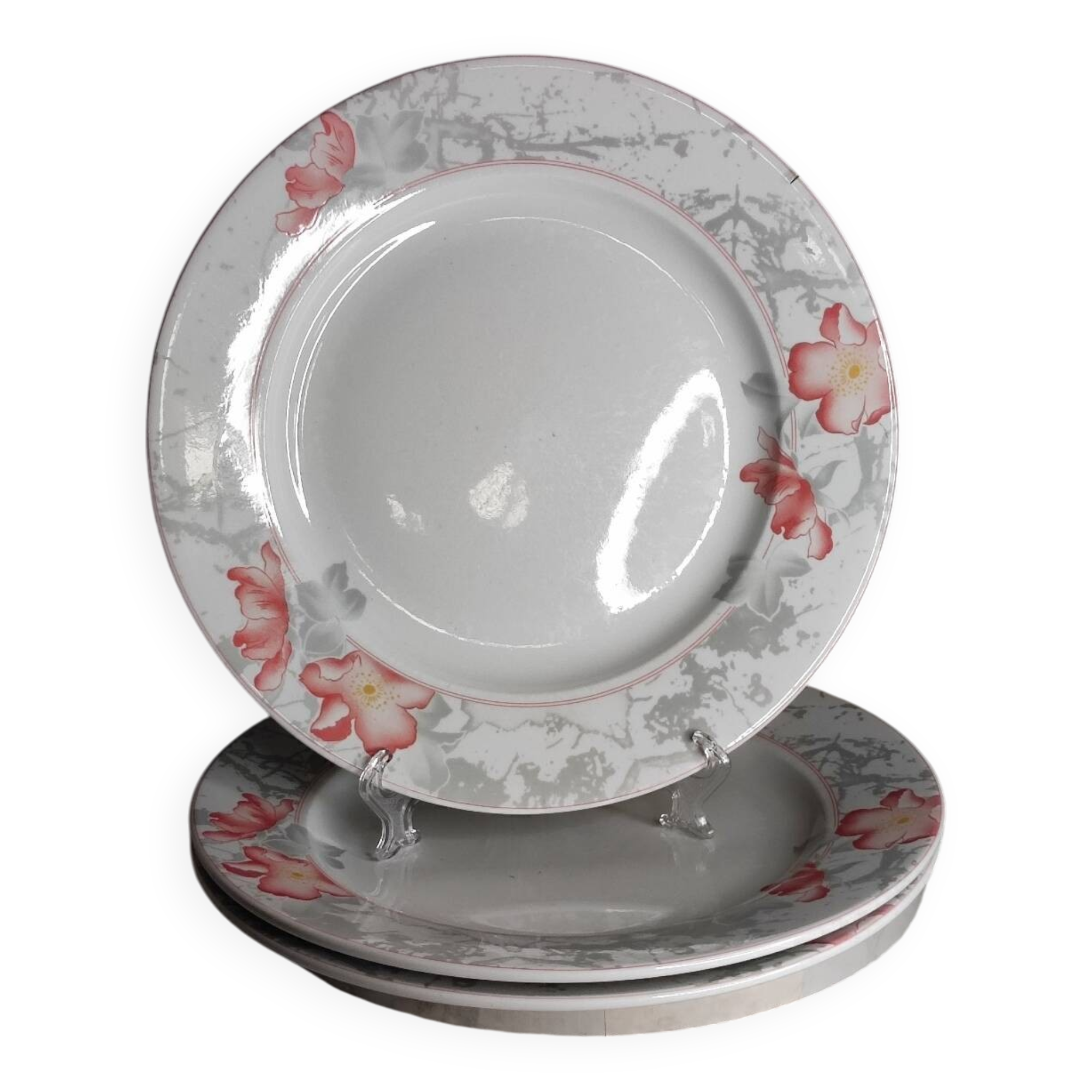 Sarreguemines porcelain dinner plates