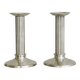 Pair of vintage silver-plated candlesticks