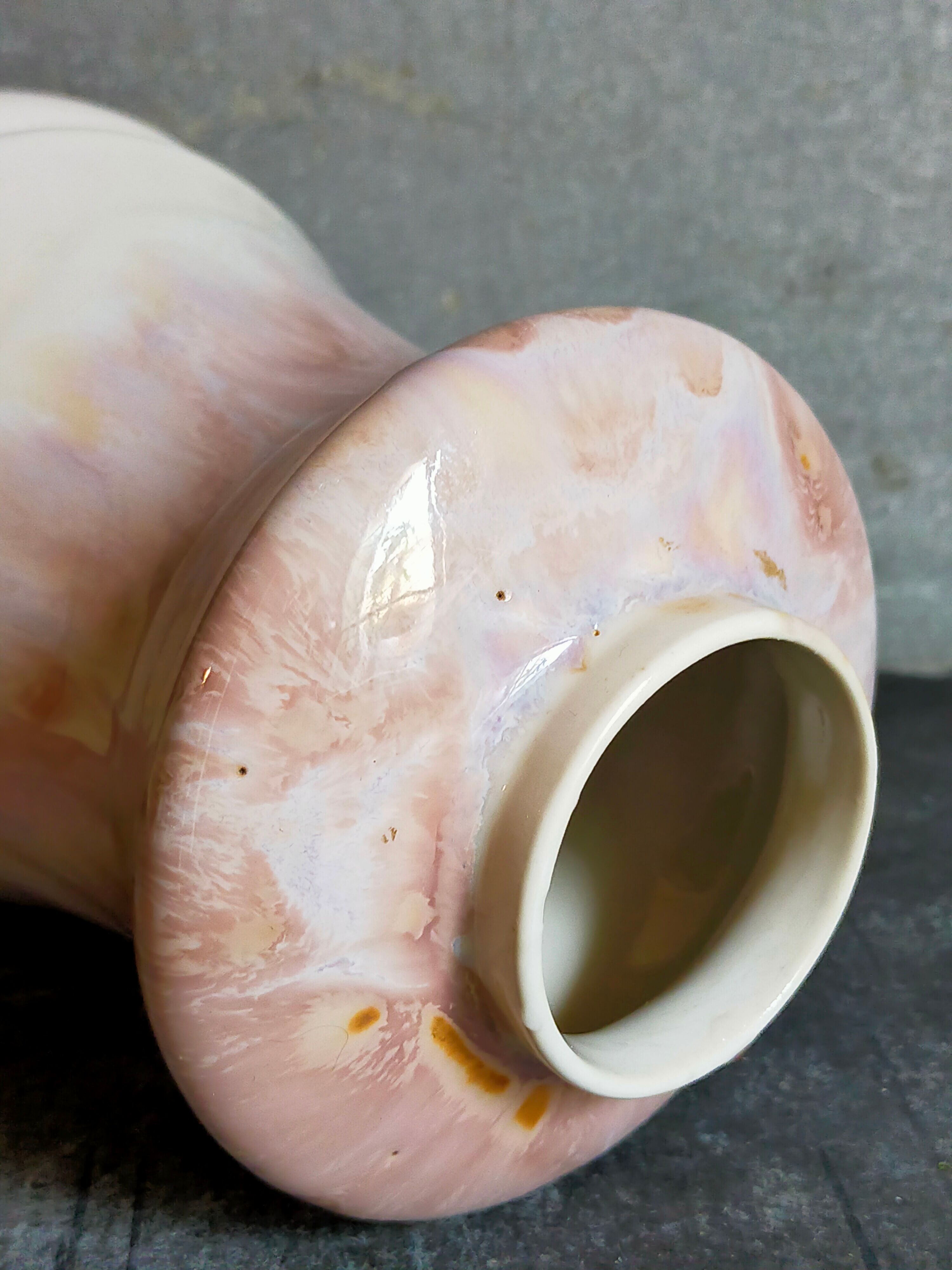 Ceramic vase of St-Uze manufacture Rodaceram 60s