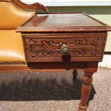Old phone furniture with seating