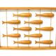 Wall decoration in teak 70's Denmark
