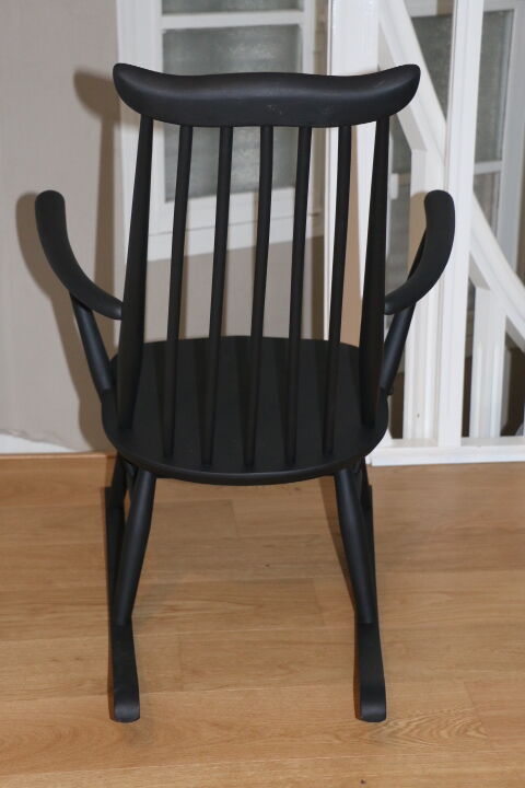 Ercol black rocking chair