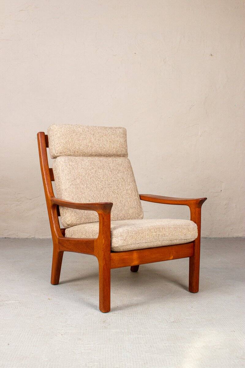 Mid-Century Teak Armchair by Juul Kristensen, Denmark, 1960s
