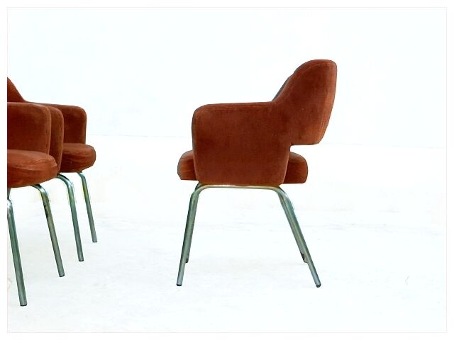 Set of 6 1950 design conference chairs
