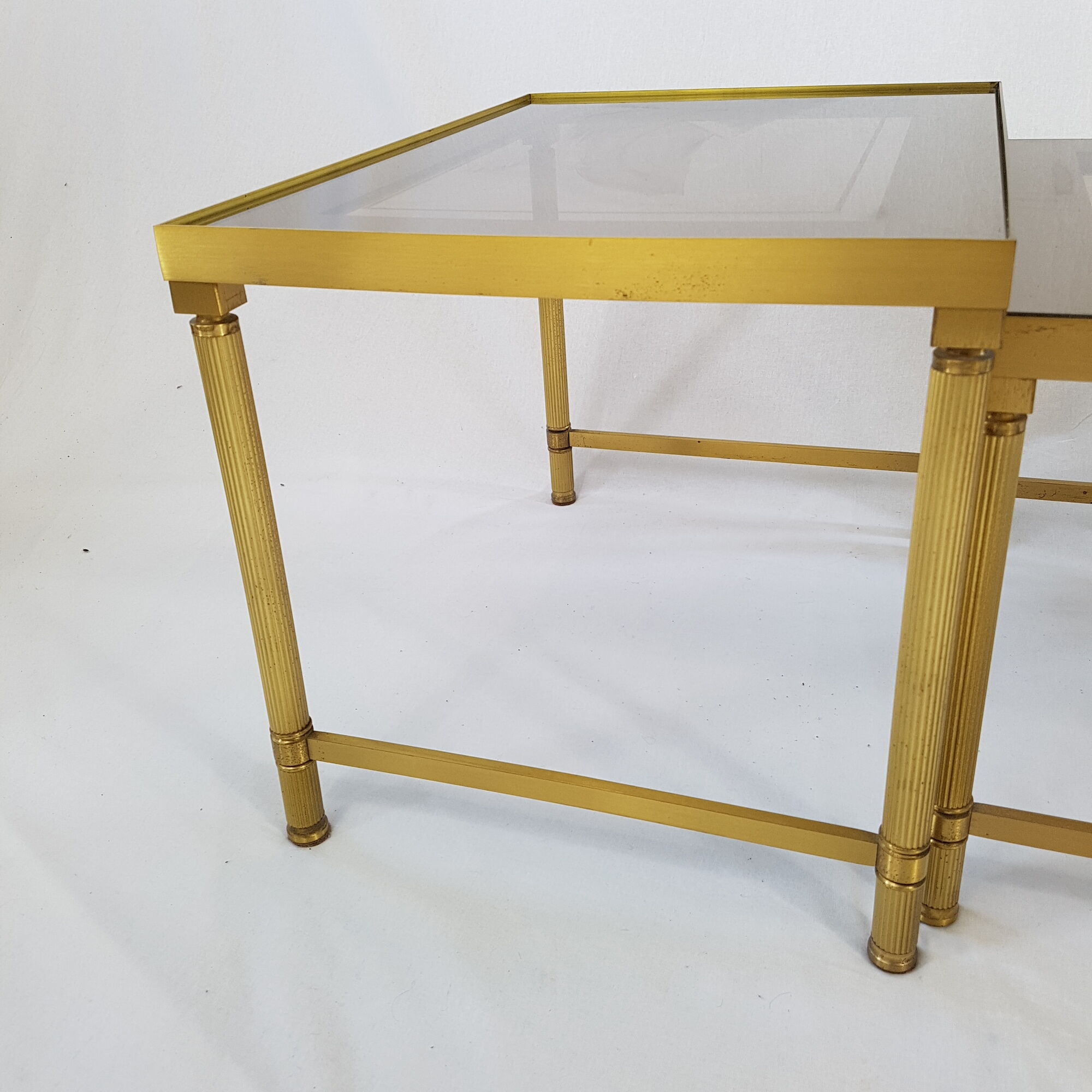 Brass pull-out tables