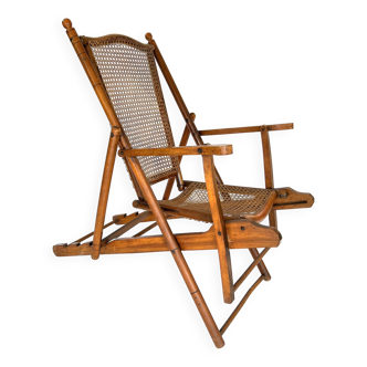Fauteuil transat en bois bateau de croisière