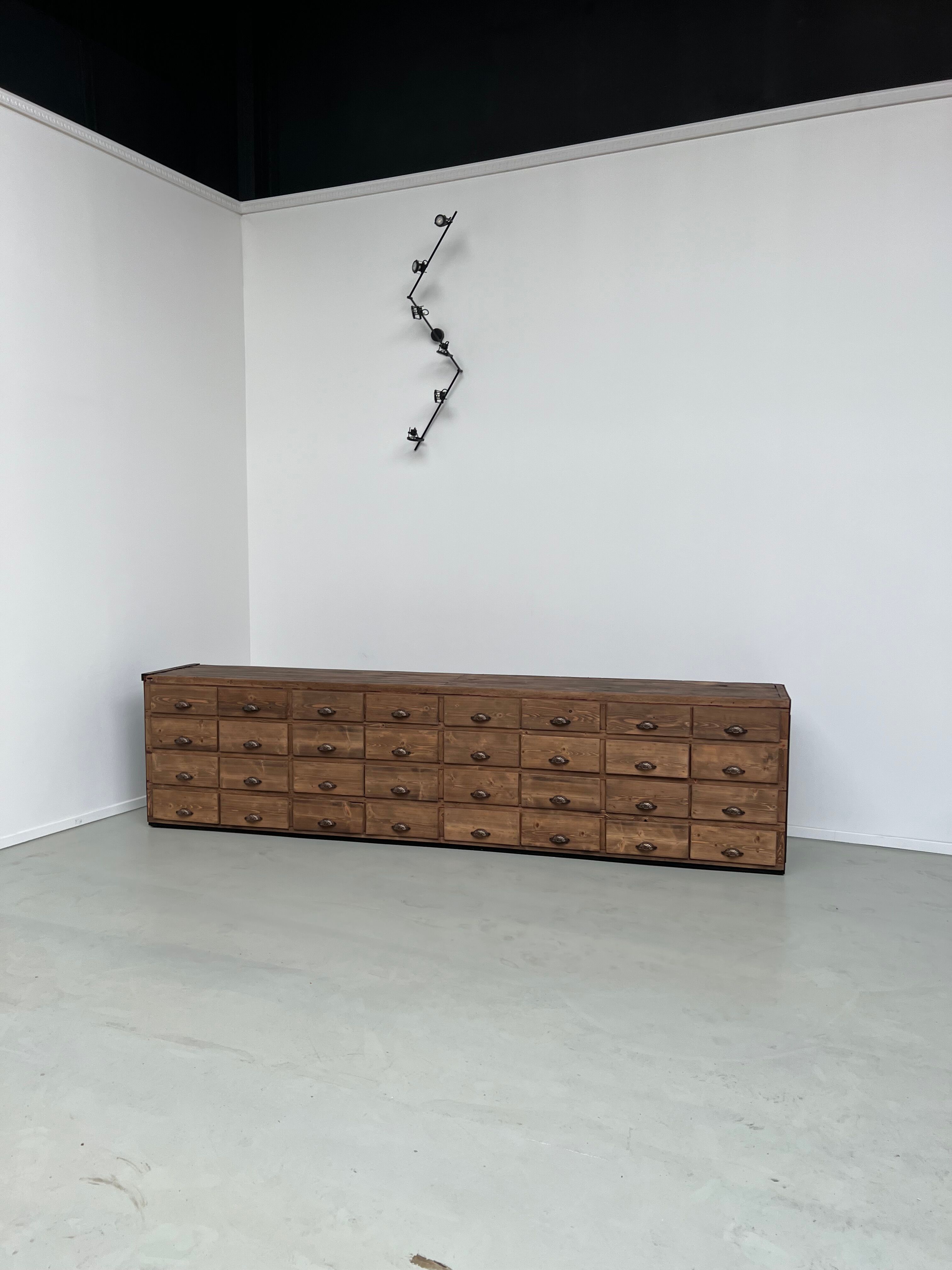Very large craft furniture with 32 drawers