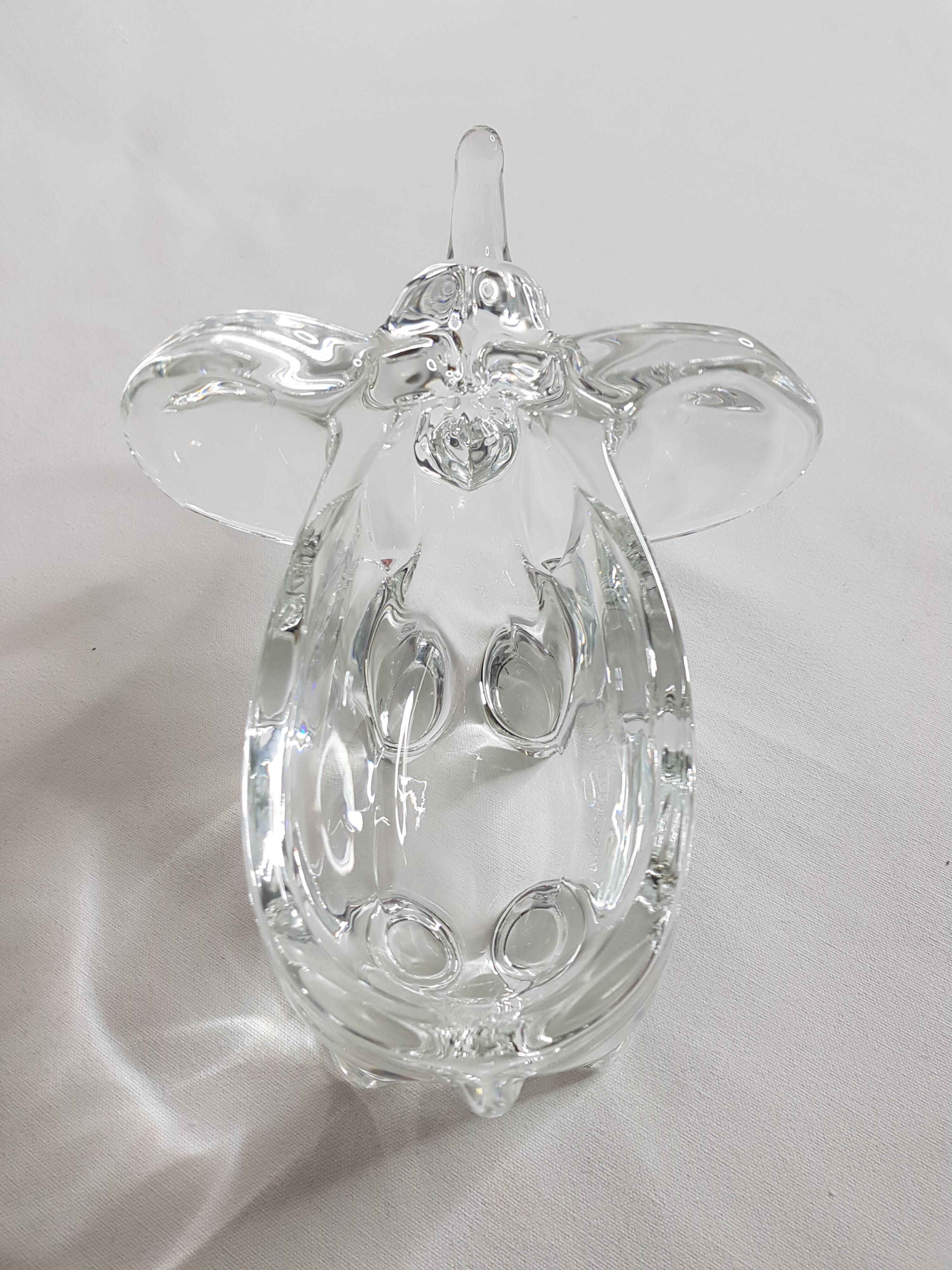 Catchall "Elephant" in crystal "Art Vannes France"