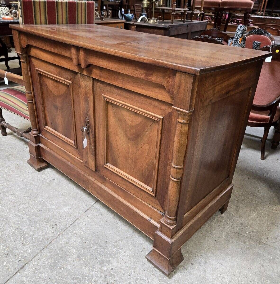 Empire-style walnut buffet