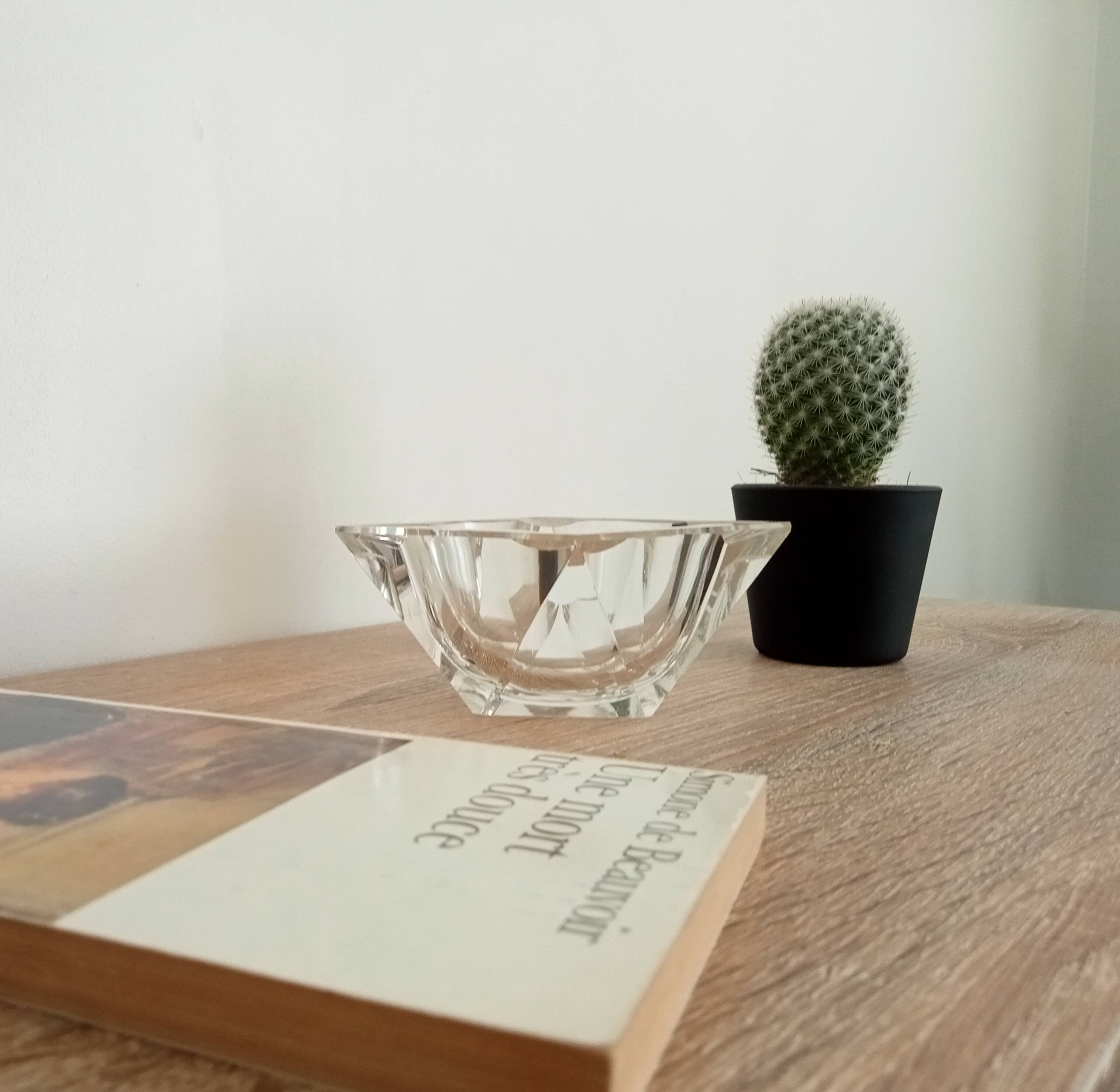 Vintage geometric ashtray