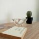 Vintage geometric ashtray