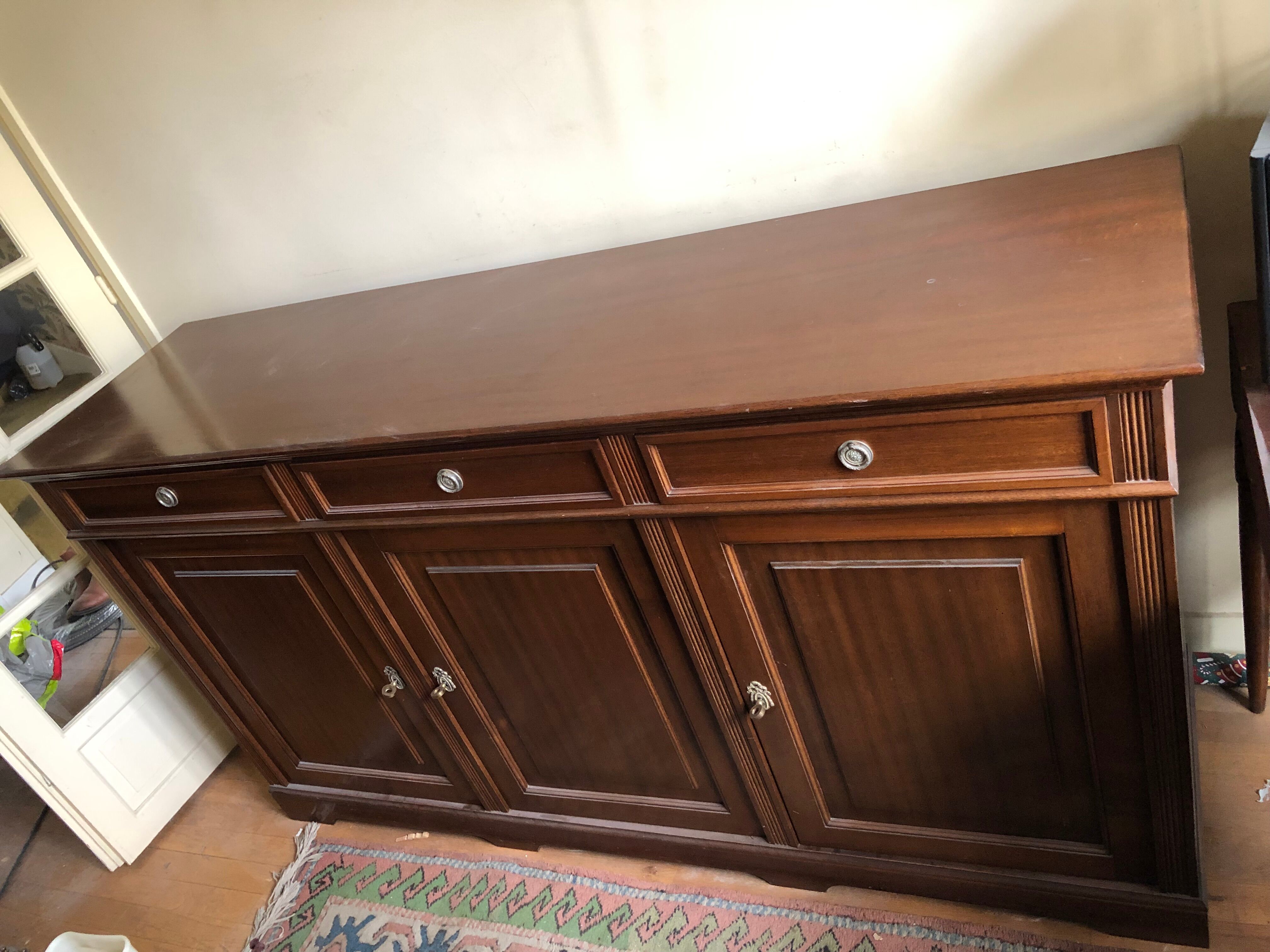 Solid mahogany buffet victorian style