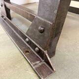 Table basse rivetée industrielle, années 1960