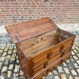 Coffre En Chêne De Style Louis XIV XIX Eme Siècle