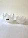 Pair of "Lotus" frosted glass candle holders – Leonardo