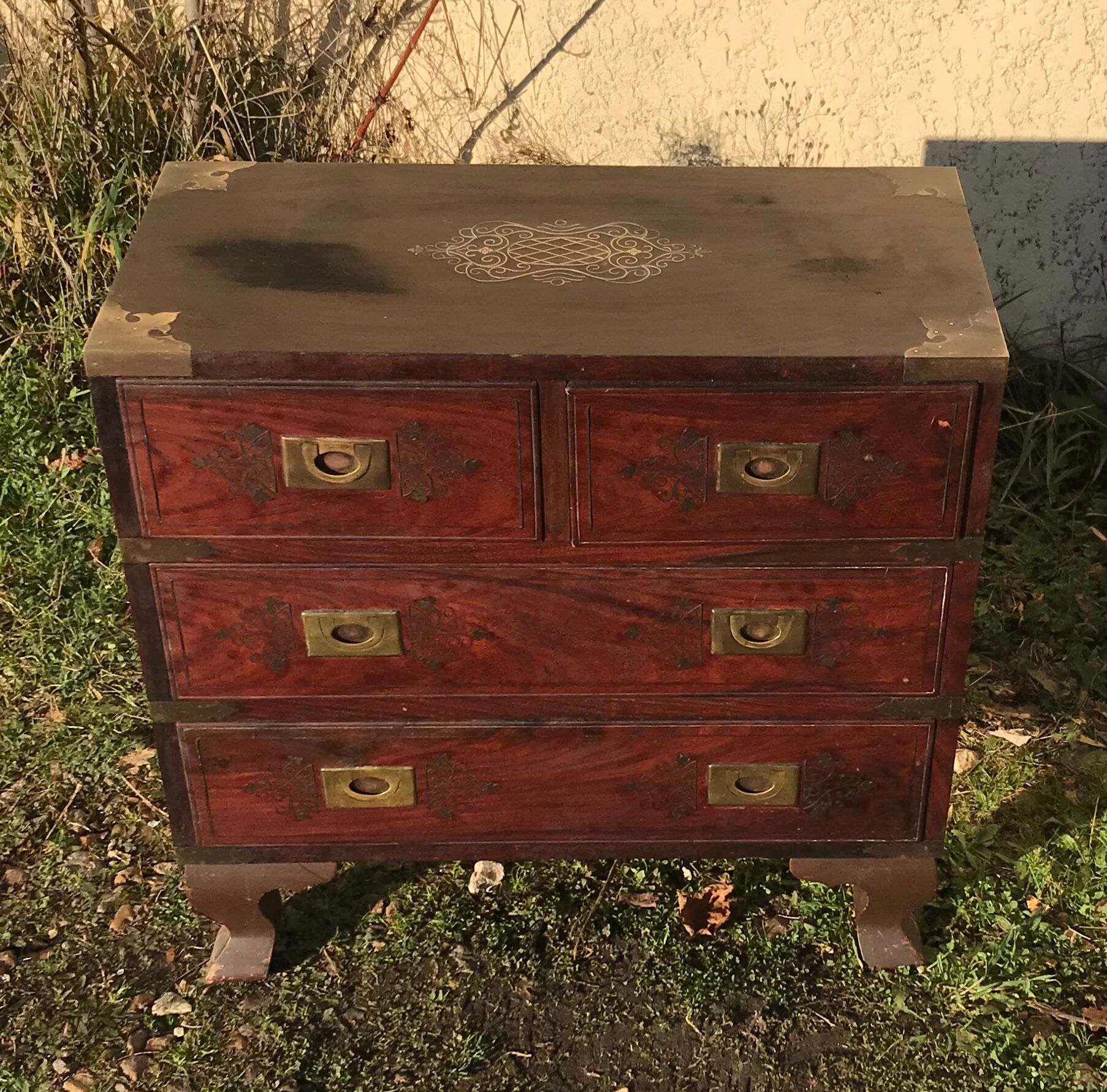 Small Indonesian chest of drawers