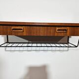 Console table, TEAK shelf, 1960s.
