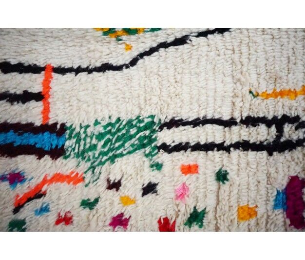 Colorful Berber carpet handmade 235 x 130cm