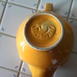 Théière Éléphant vintage jaune