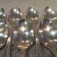 10 silver-plated coffee spoons by Christofle Rubans Louis XVI