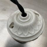 Lot 2 industrial hanging emaillee noires