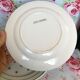 4 plates at dessert K&G Luneville "Imperial Flan" geometric pattern