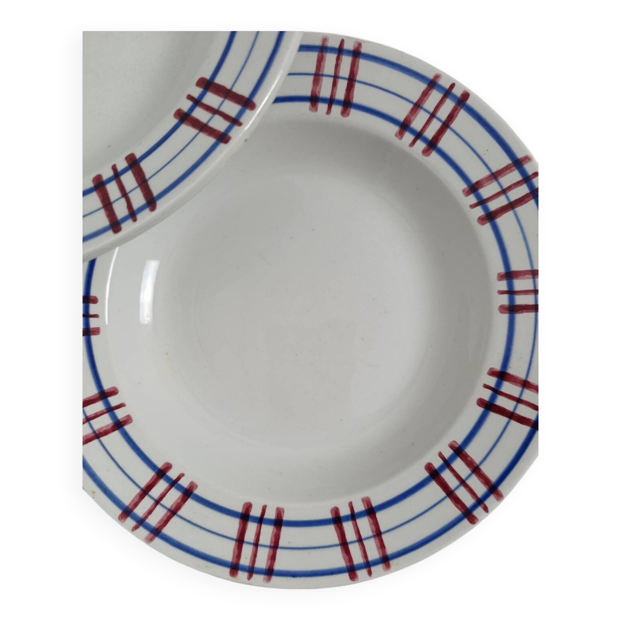 Deep plates Sarreguemines Poitou