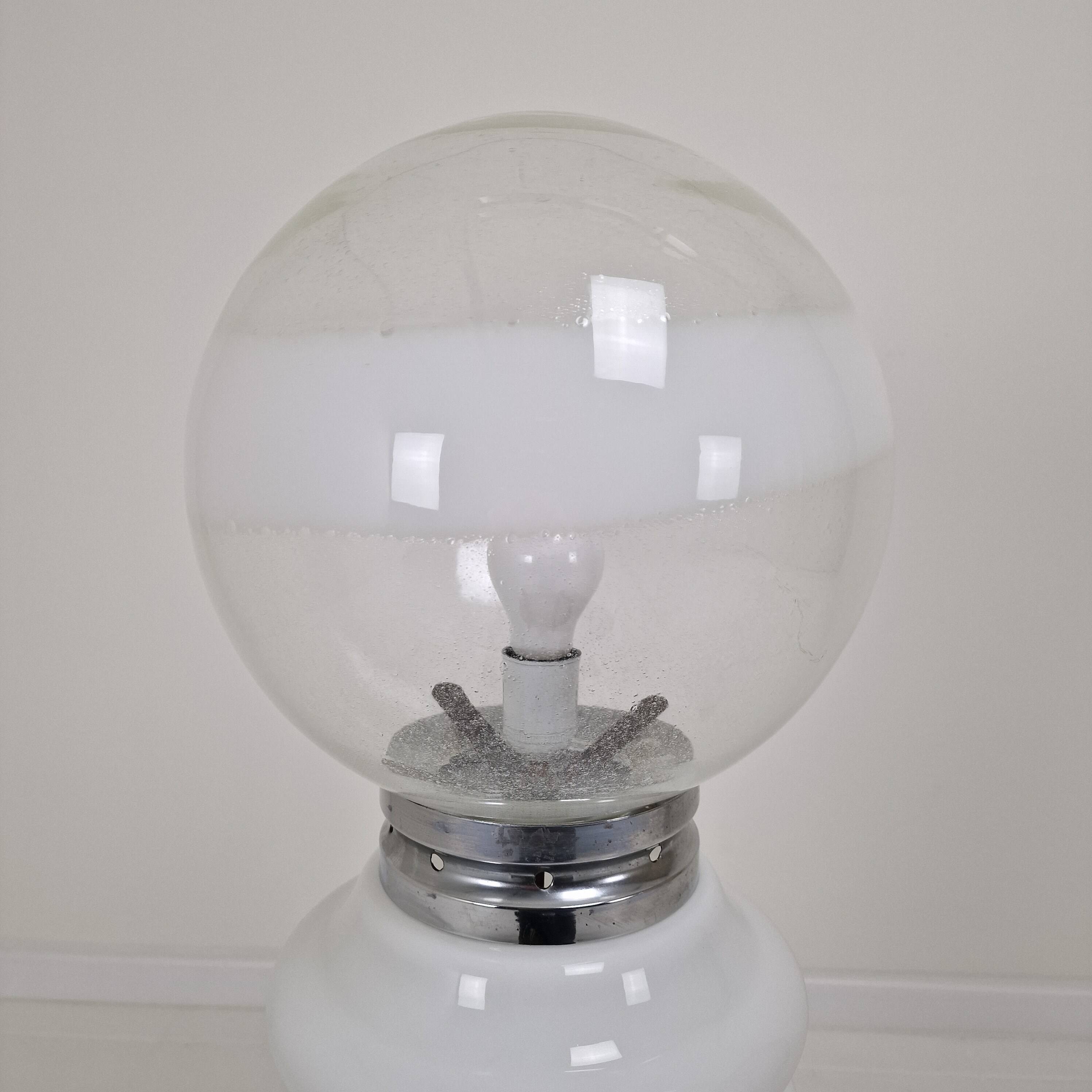 Italian Murano Floor Lamp  in 3 Colors Light, 1970s