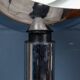 Une lampe de sol en chrome "espace" italienne du 20e siècle vers 1970