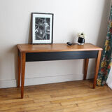 Console black and wood