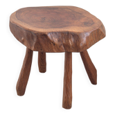 Table basse, d'appoint brutaliste 1970