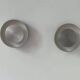 Pair of vintage wall lights, brushed metal, France 1970