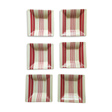 Modern hollow square plate series of 6