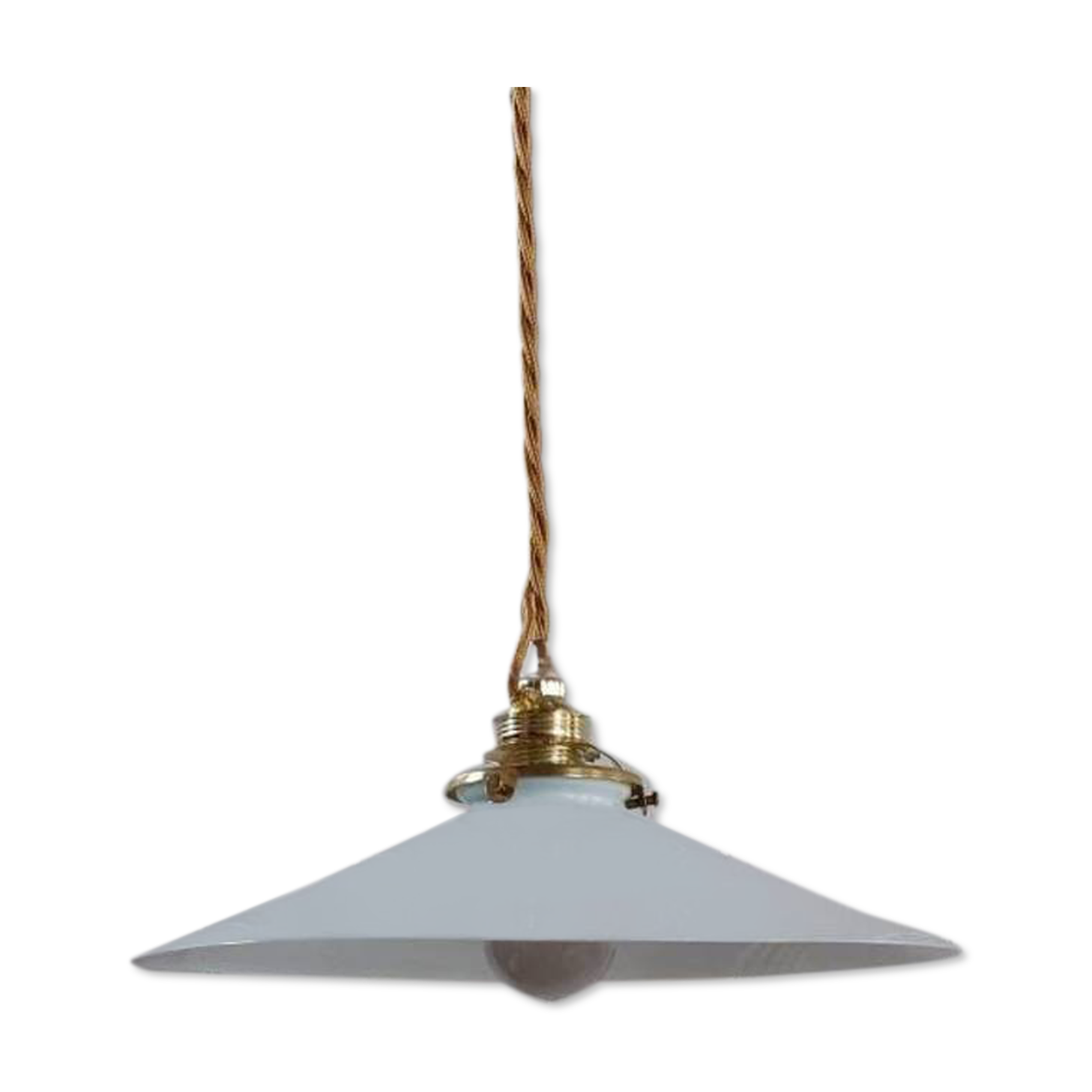 Vintage opaline pendant from the 1950s
