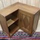 1950s oak corner cabinet