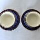 HB Quimper earthenware lunch pair
