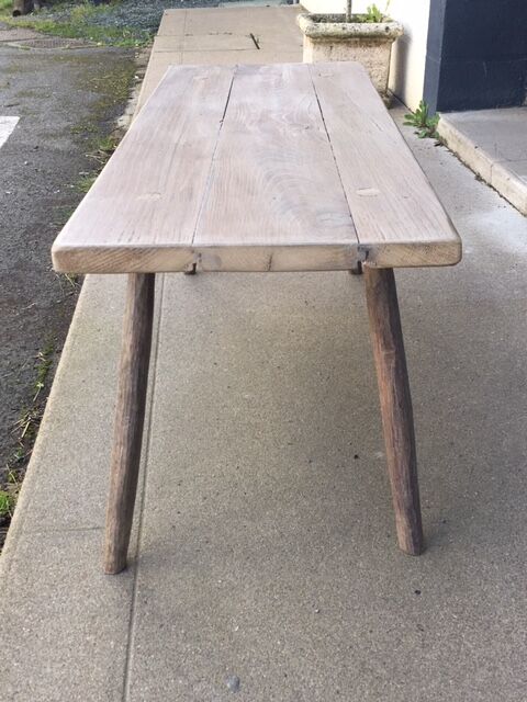 Bleached oak bench