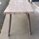 Bleached oak bench