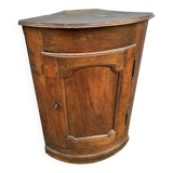 Small wooden corner accent table.