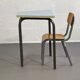 Old school desk with its matching Mullca chair.
