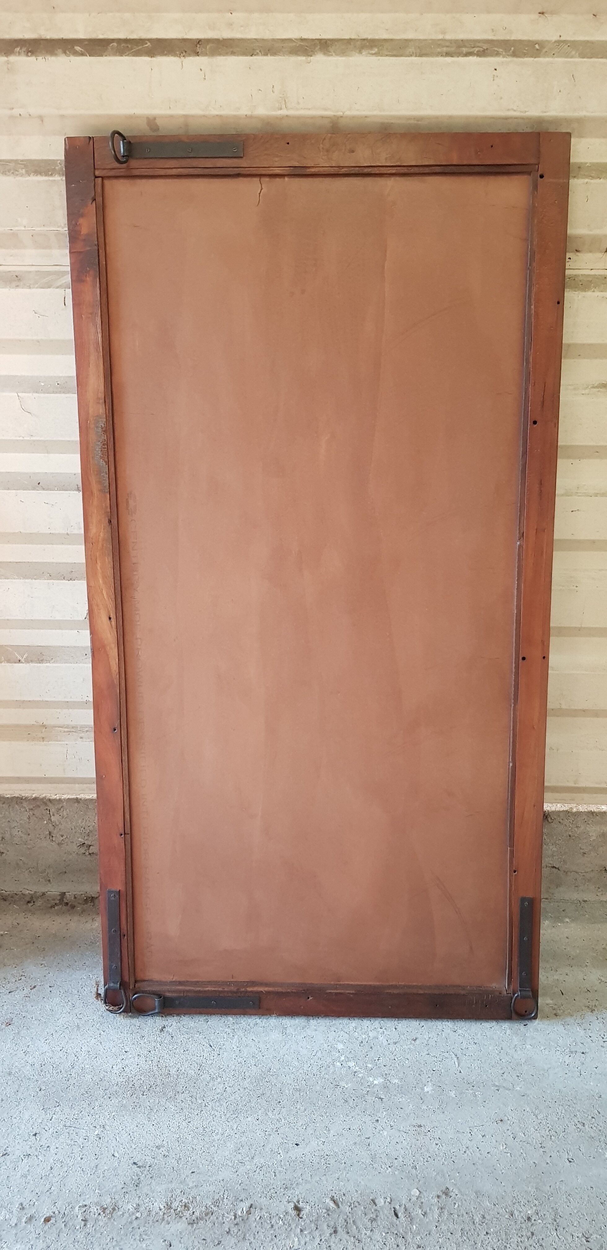Miroir en teck birman - 156x83cm