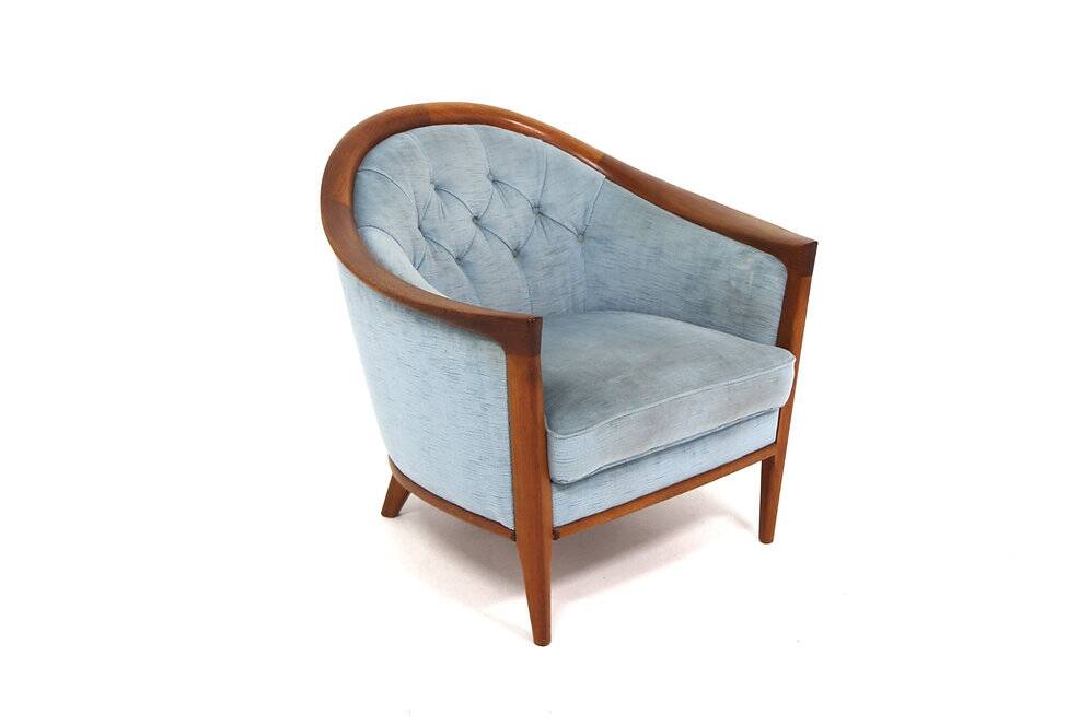 “Fabiola” velvet armchair, Bröderna Andersson, Sweden, 1960