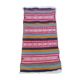 Traditional ethnic carpet multicolored in pure wool 110x60cm