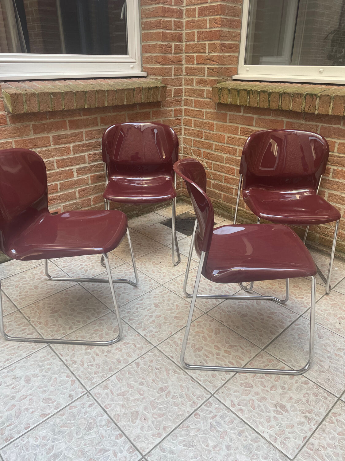 Série de 4 chaises smk 400 drabert