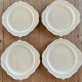 4 old dinner plates Maison Pichon Uzès